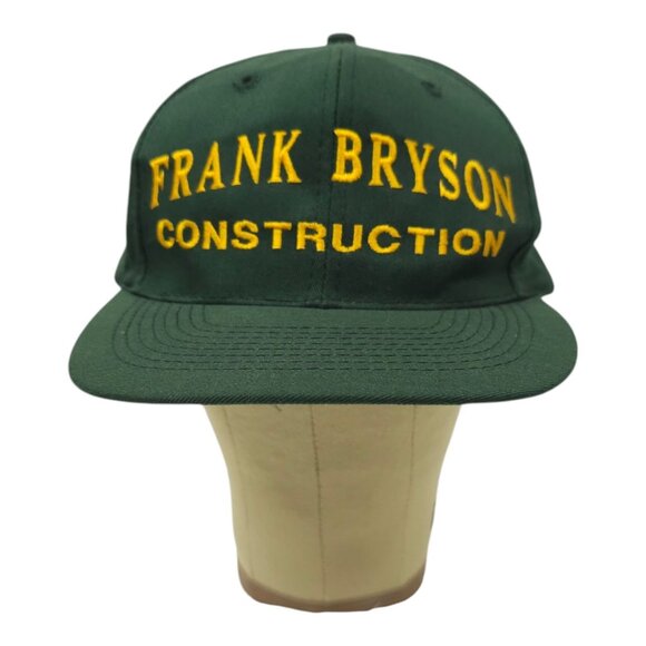 Frank Bryson Construction Snapback Cap Trucker Embroidered Baseball Hat Otto - Picture 9 of 13